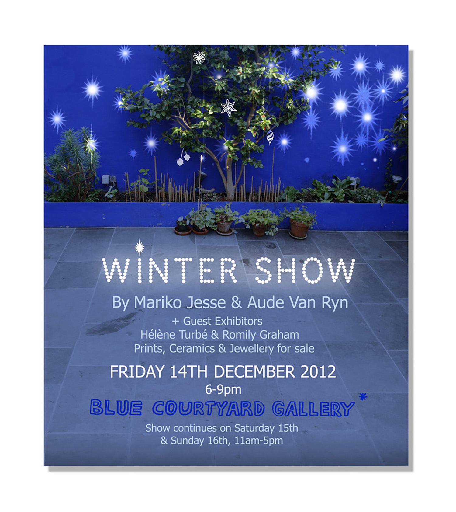 winter show invitation