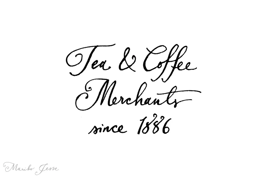 Whittards lettering