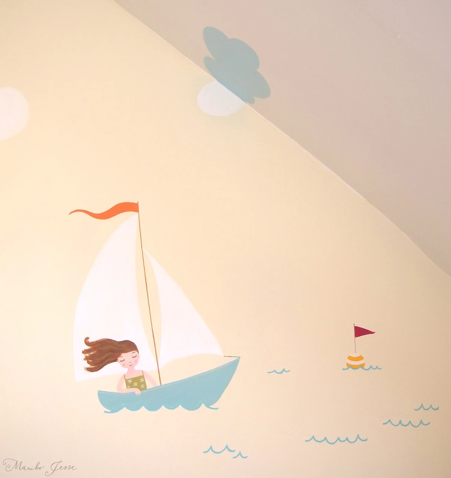 childs bedroom mural