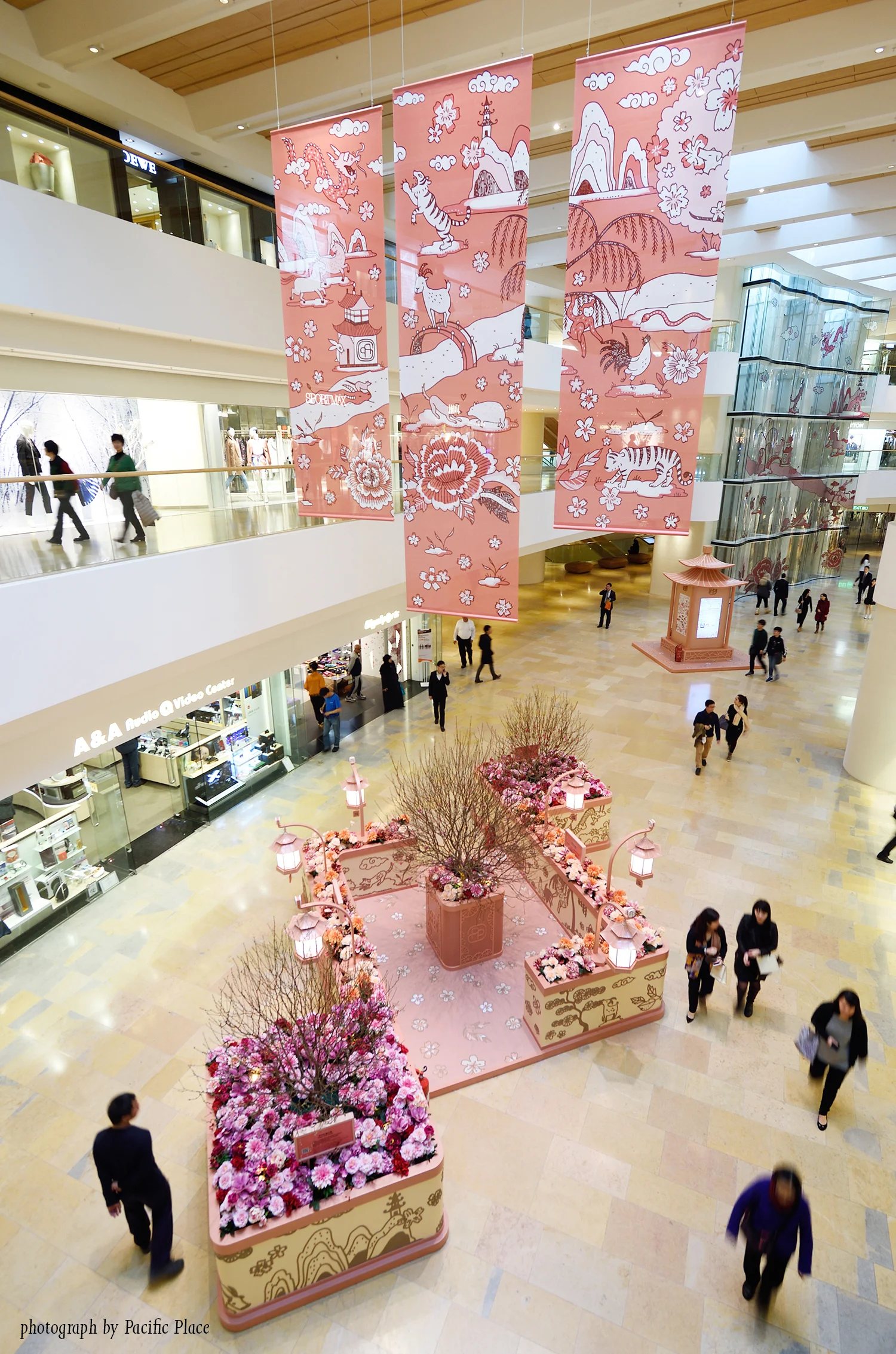 Chinese New Year installation