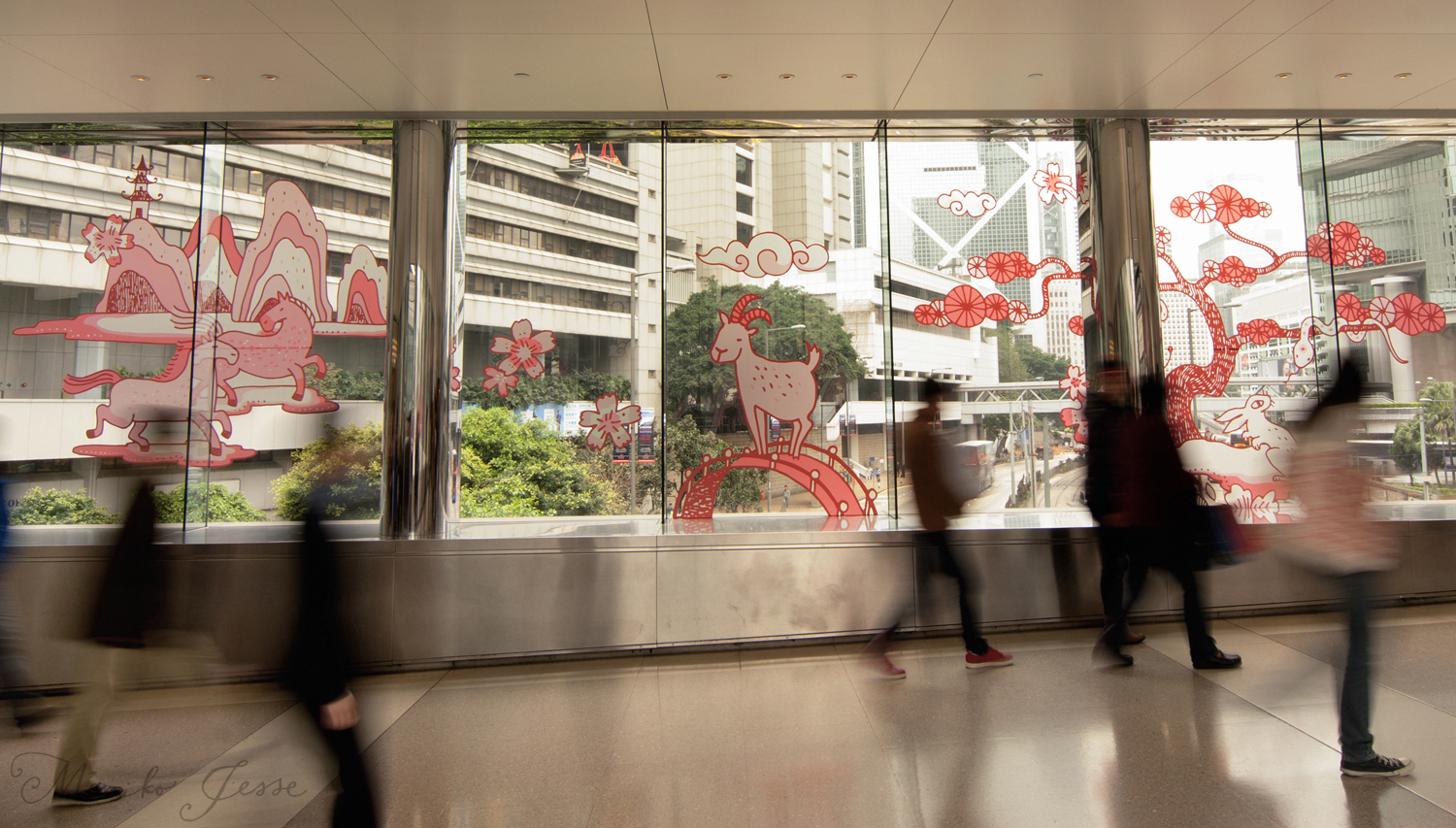 Chinese New Year installation