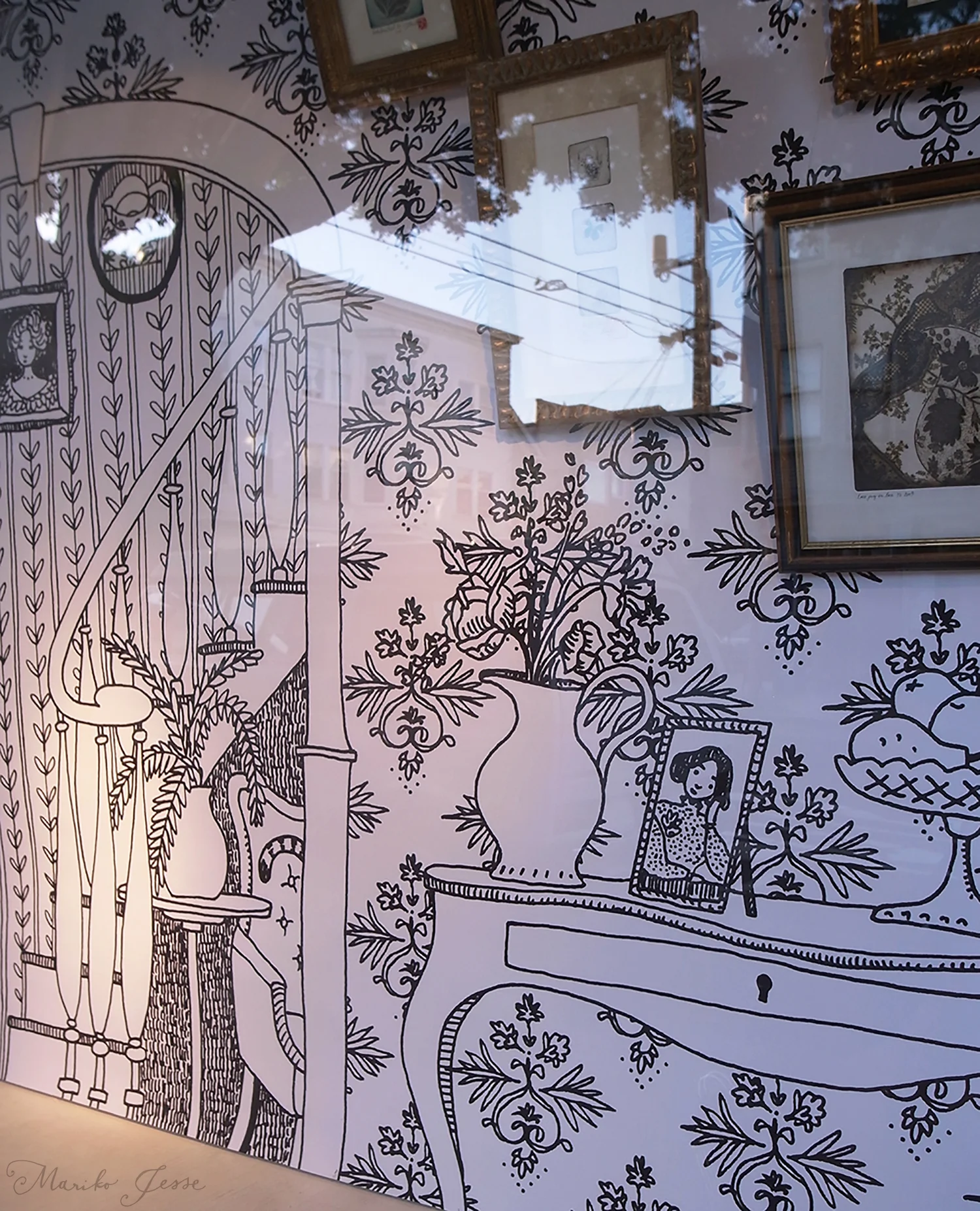 vitrine window display