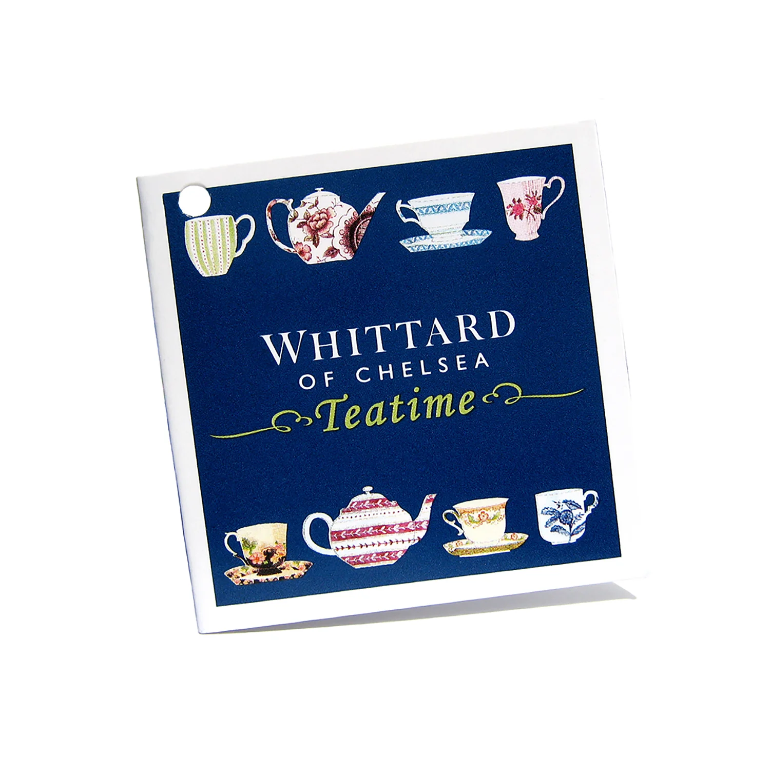 label for summer Teatime ceramic collection for Whittard of Chelsea , UK