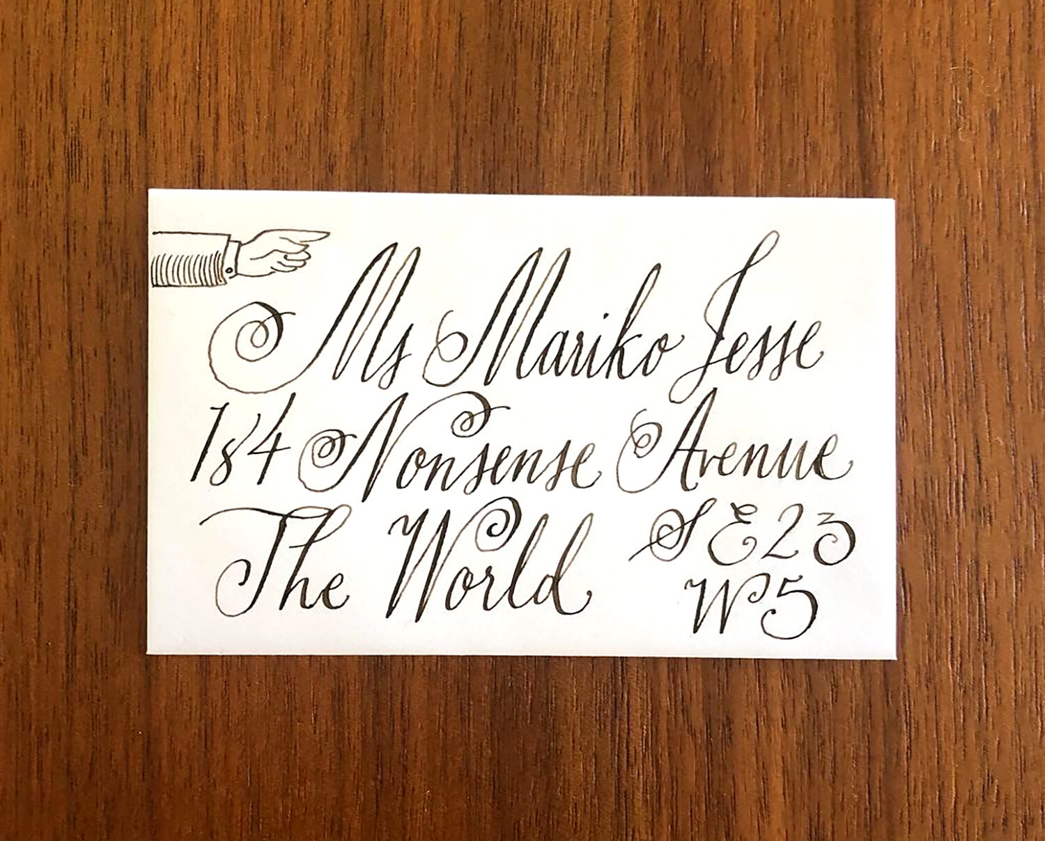 envelope lettering