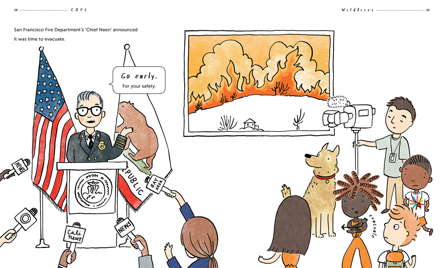 COPE Wildfires picturebook