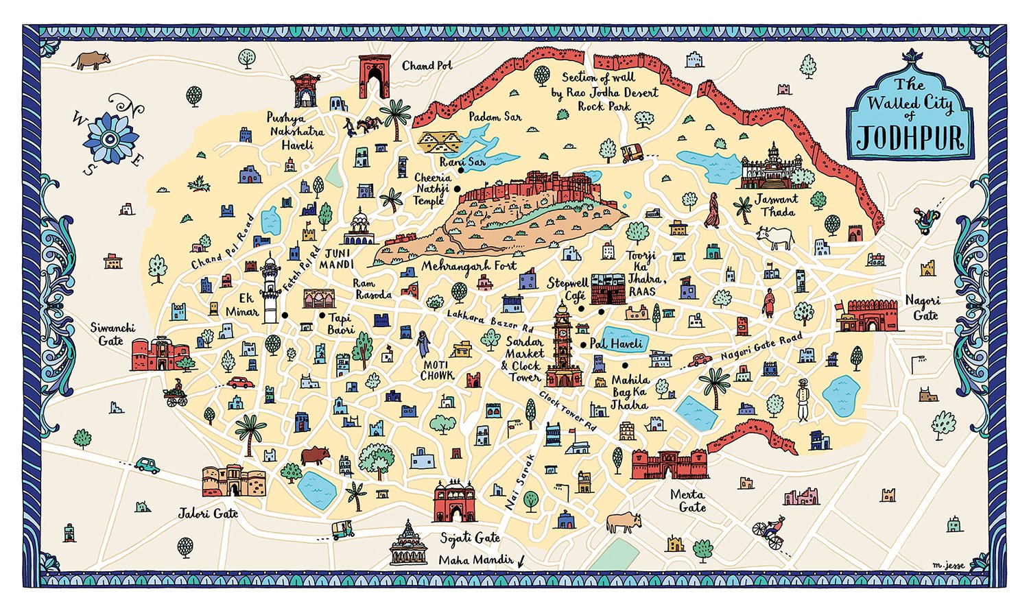 Jodhpur map