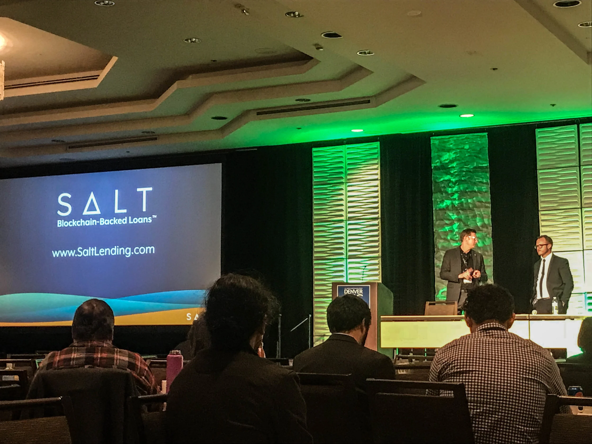 SALT's CEO Shawn Owen & CD Caleb Slade at d4c.