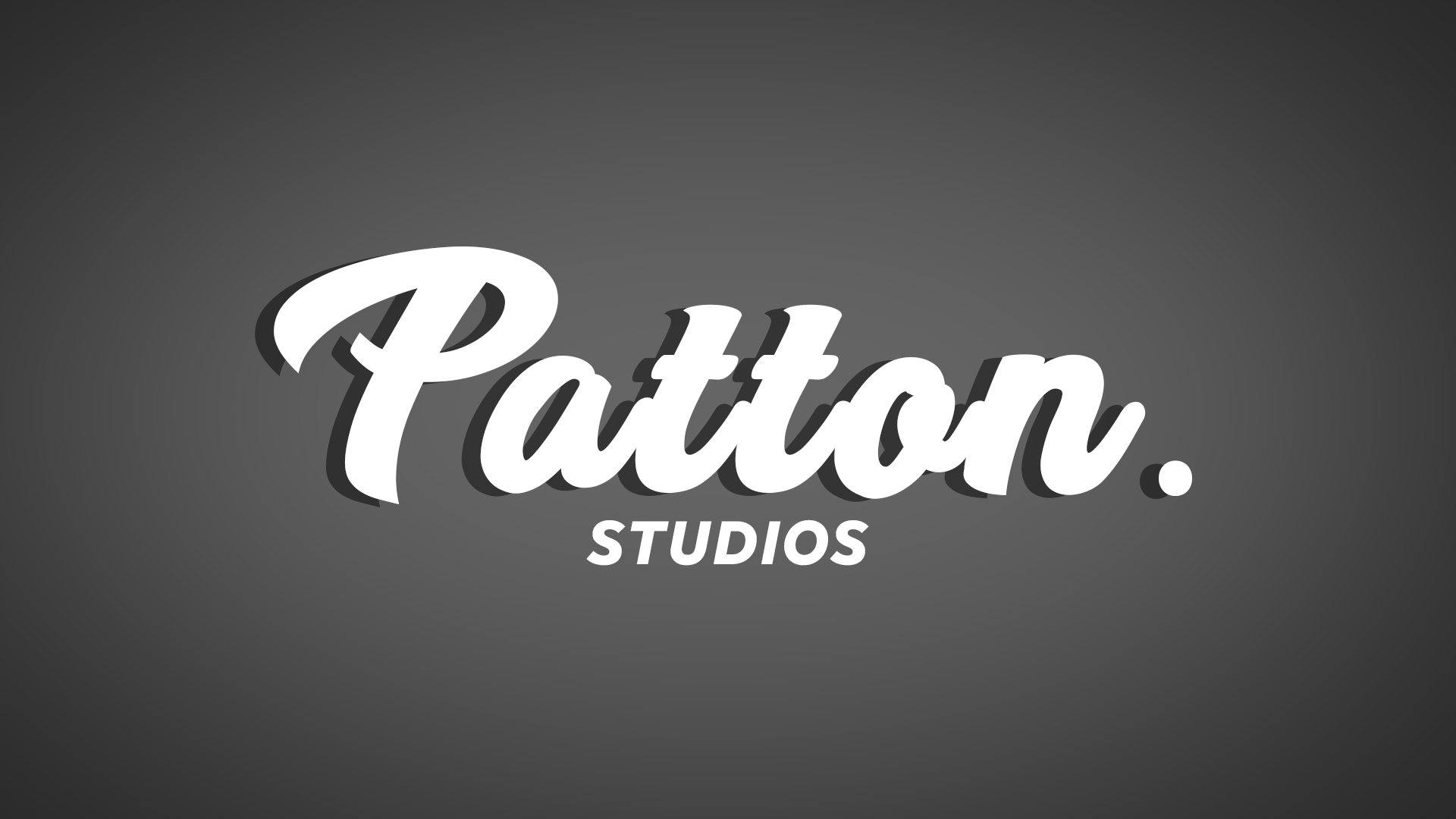 Patton Studios Logo White (Background).png