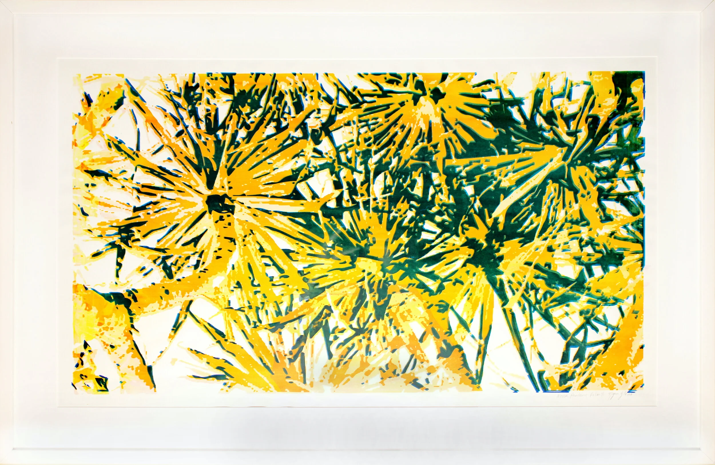 Pandanus Yellow and Green Framed Print copy.jpg
