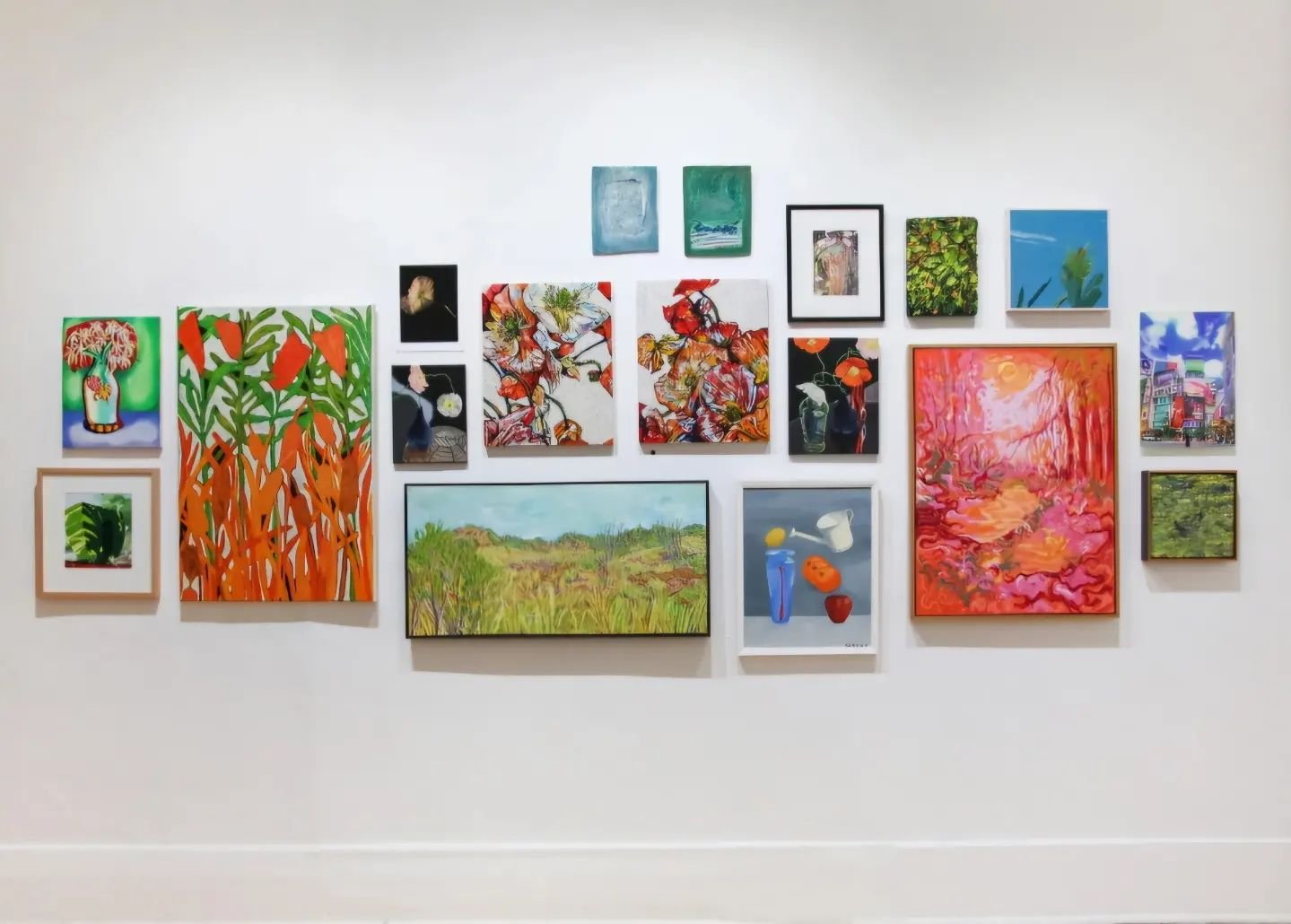 Two of my paintings on display at Brunswick Street Gallery in their current group exhibition Flourish!
Mooloolah in Spring and The Ducks. While I wasn't able to attend the opening night, it is so exciting to be hung alongside such a wide a beautiful 