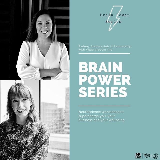 🎉Program Launch 🎉
.
Super pumped to announce new online program, in partnership with the #sydneystartuphub, The Brain Power Series. ⚡️⚡️⚡️ The Brain Power Series is a 12-week online program of weekly neuroscience workshops available, free of charge