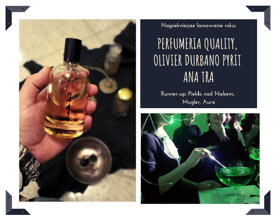 Medytacja dla świata poprowadzona w dwóch językach przez najbardziej ezoterycznego nosa, jakiego znam, a na dodatek w oparach kadzideł i jego najnowszego zapachu. Takie premiery nie zdarzają się na co dzień! A właśnie tak było w Perfumerii Quality na premierze nowego zapachu Oliviera Durbano. Prawie rok wcześniej zauroczyła mnie pewna zielona wróżka, która nowy eliksir Muglera nakładała nam na nadgarstki czarodziejską pałeczką. Taka Aura panowała w Piekle nad Niebem w mroźnym styczniu tego roku!
