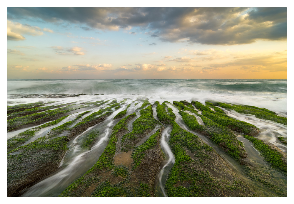 Laomei green reef at the north coast of Taiwan
