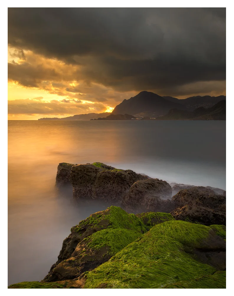 Badouzi coast Long Exposure at sunrise.