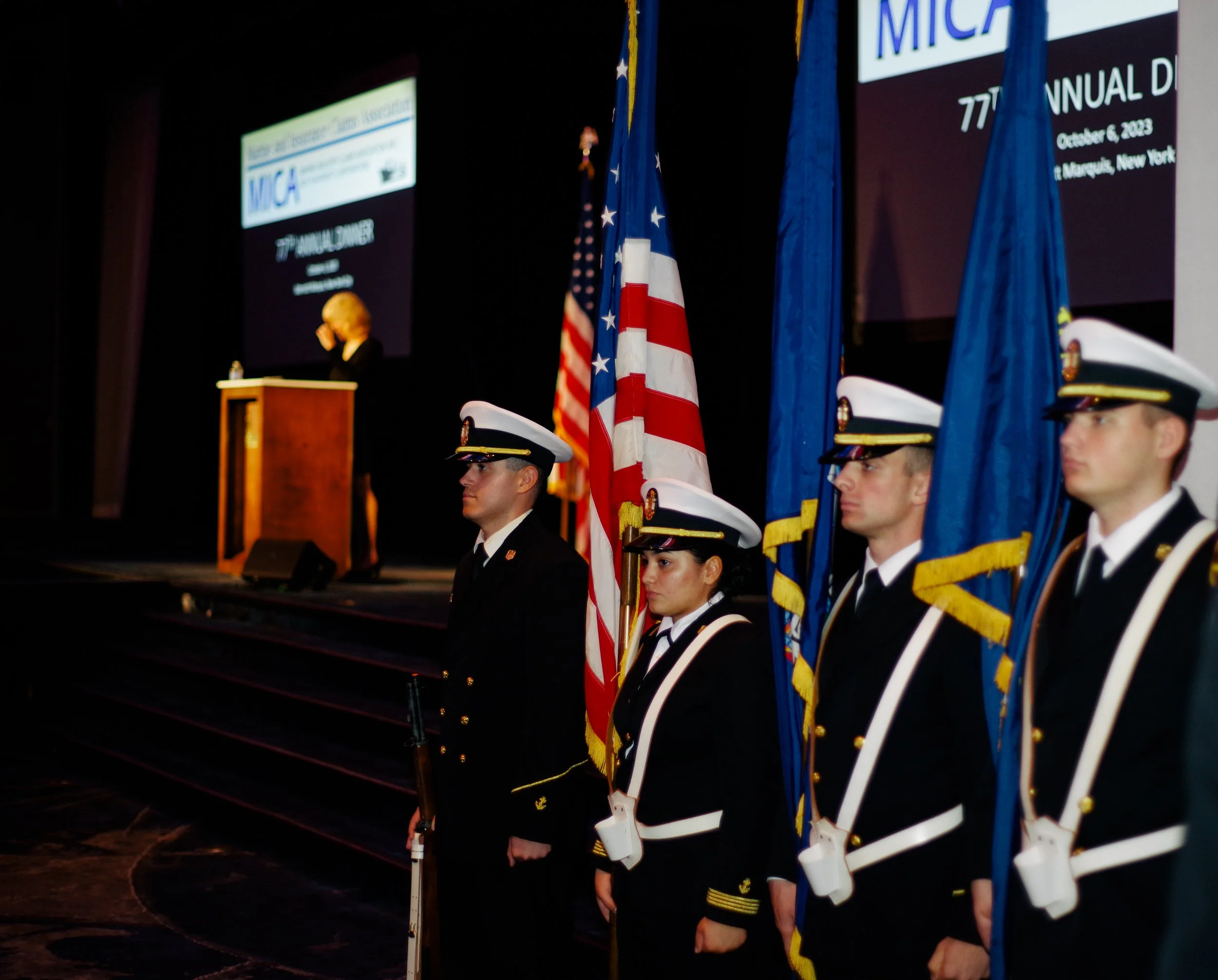 Cadet Color Guard, MICA 2023 Annual Dinner by Charlie Zachariades