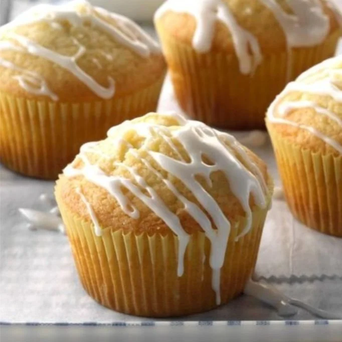 Lemon Poundcake Muffins