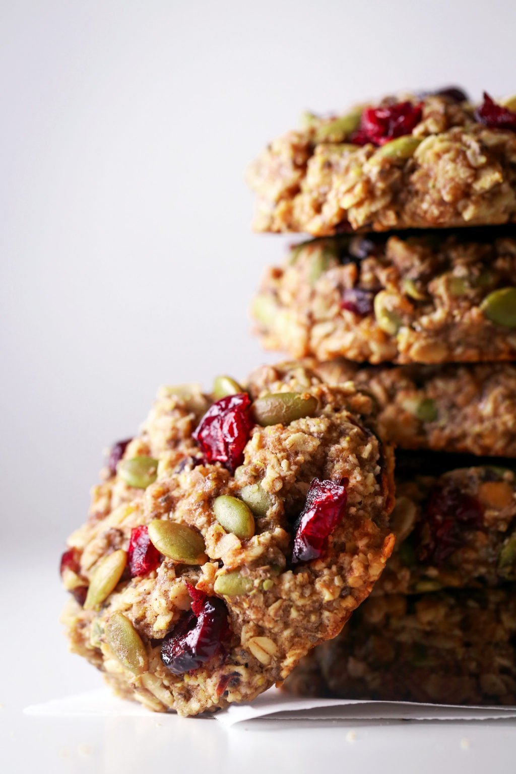 Gluten Free Almond Butter Oatmeal Morning Cookies