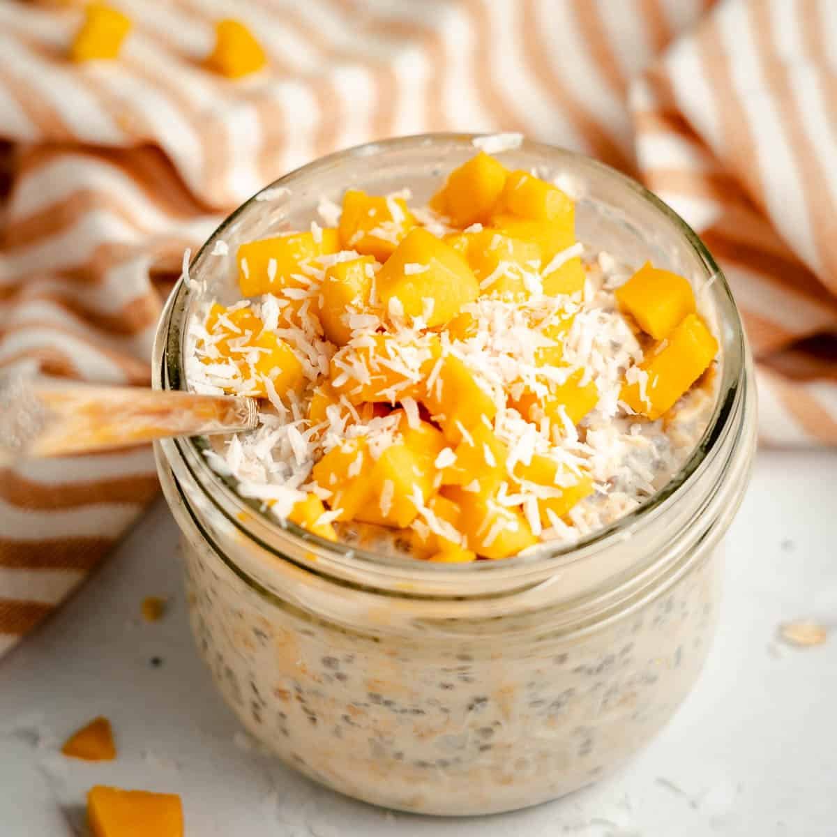 Coconut Mango Overnight Oats