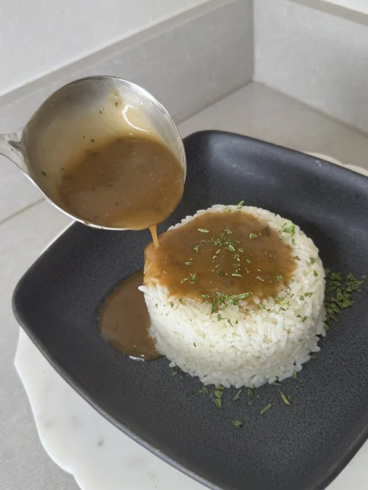 Steamed Basmati Rice & Gravy