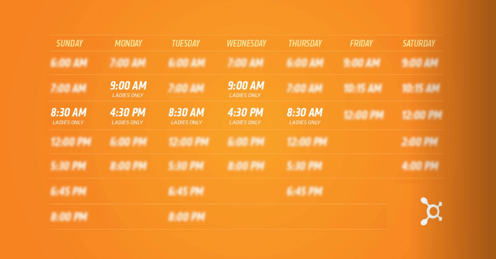 Click here to see our Class Timetable