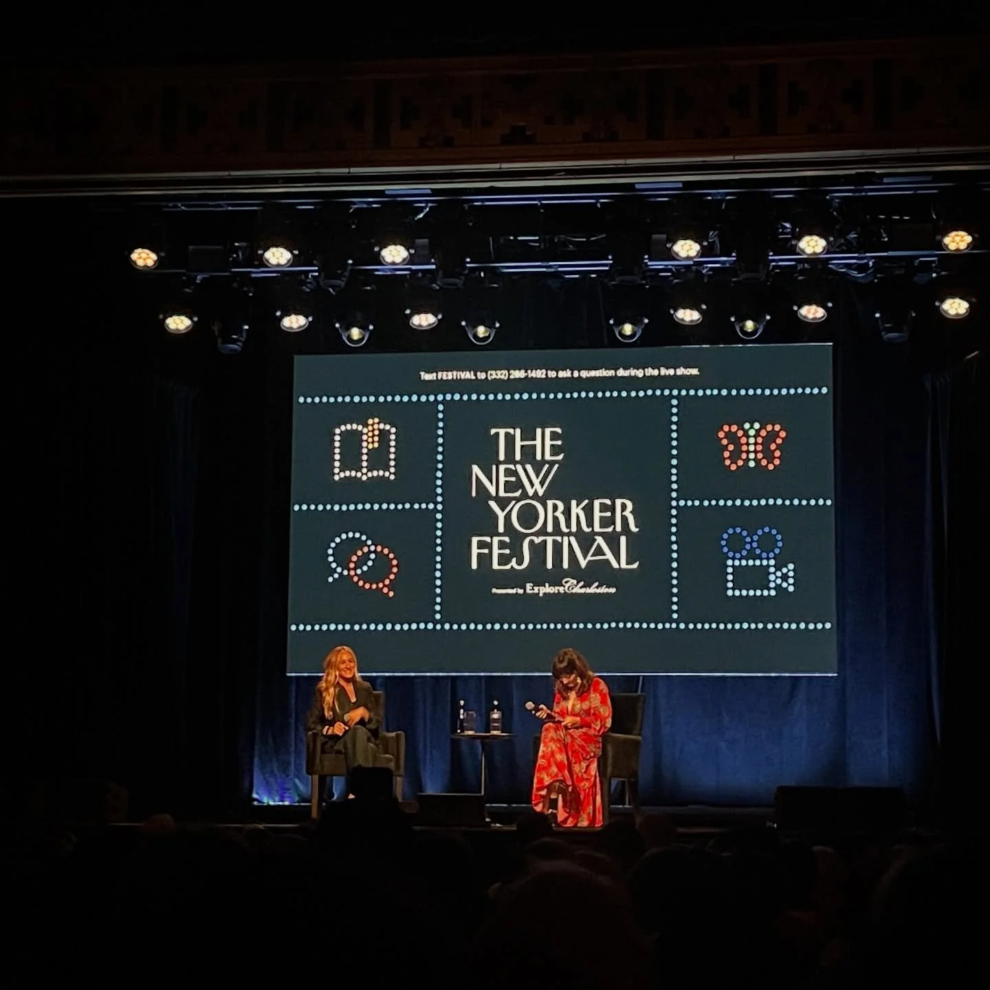 a very fun (and fast) return to new york. what a joy to see sarah jessica parker and rachel syme in conversation for #newyorkerfest, to have a red wine poached pear croissant (?!!!!), to see the city illuminated with fall colors, and browse many book