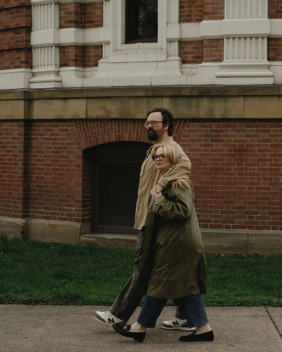 The weather held out a couple weeks ago for us to live out our own rom com montage ✨🌸🎞️

Swooning for a sec but I love that Justin is the person I get to spend my life with!! He is so patient and fun and anyone who knows him knows that it&rsquo;s h