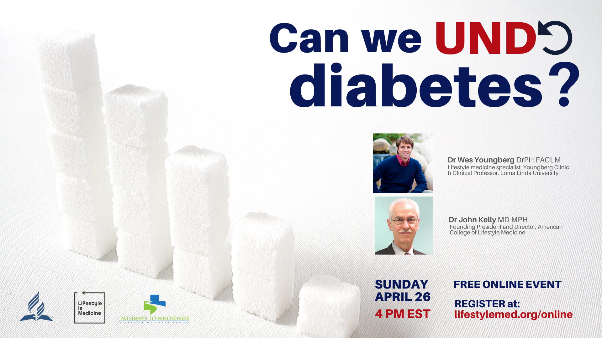 Can we UNDO diabetes? (Online event)
