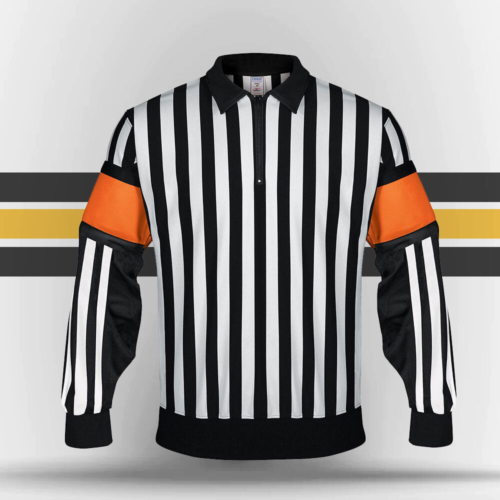 Athletic Knit AK Referee Jersey Series RJ200 - Optional Snap on Armband (Not Included) XX-Large | Every Sport for Less
