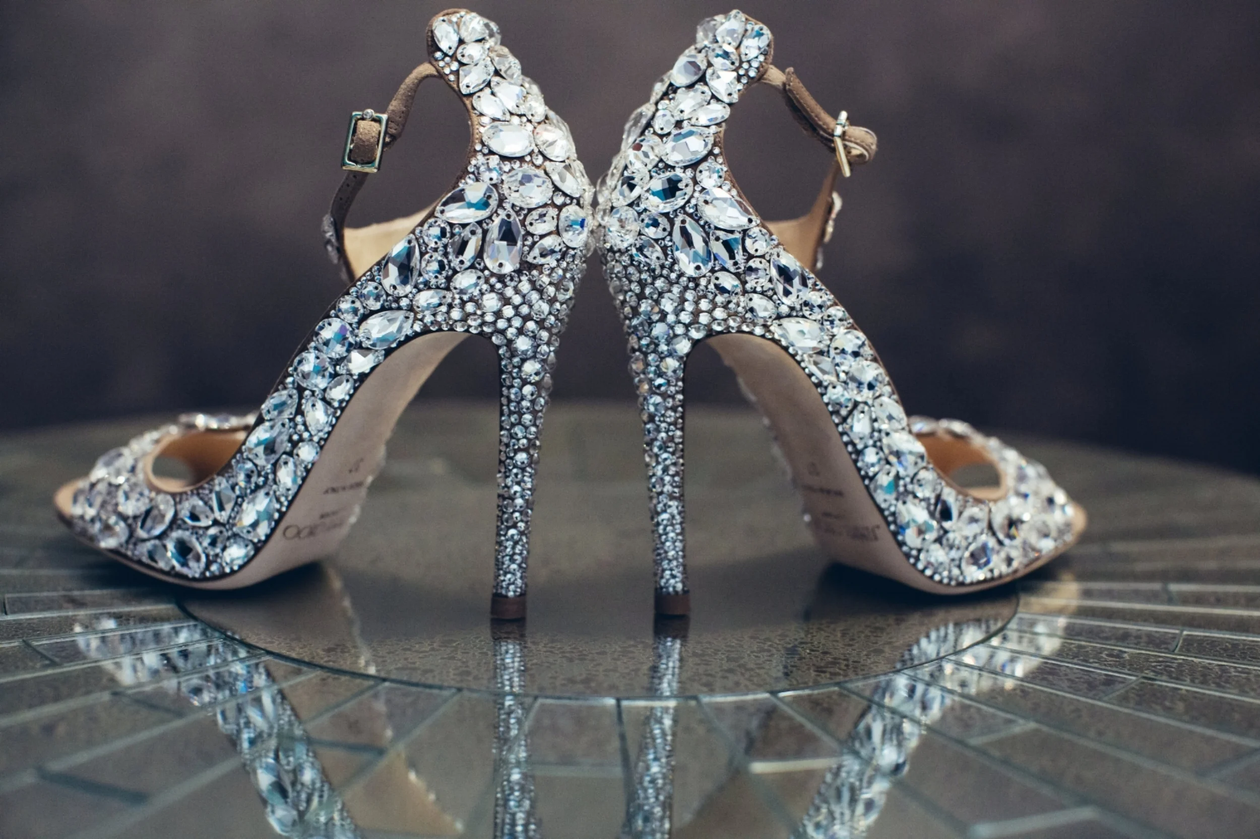 jimmy choo blue wedding shoes