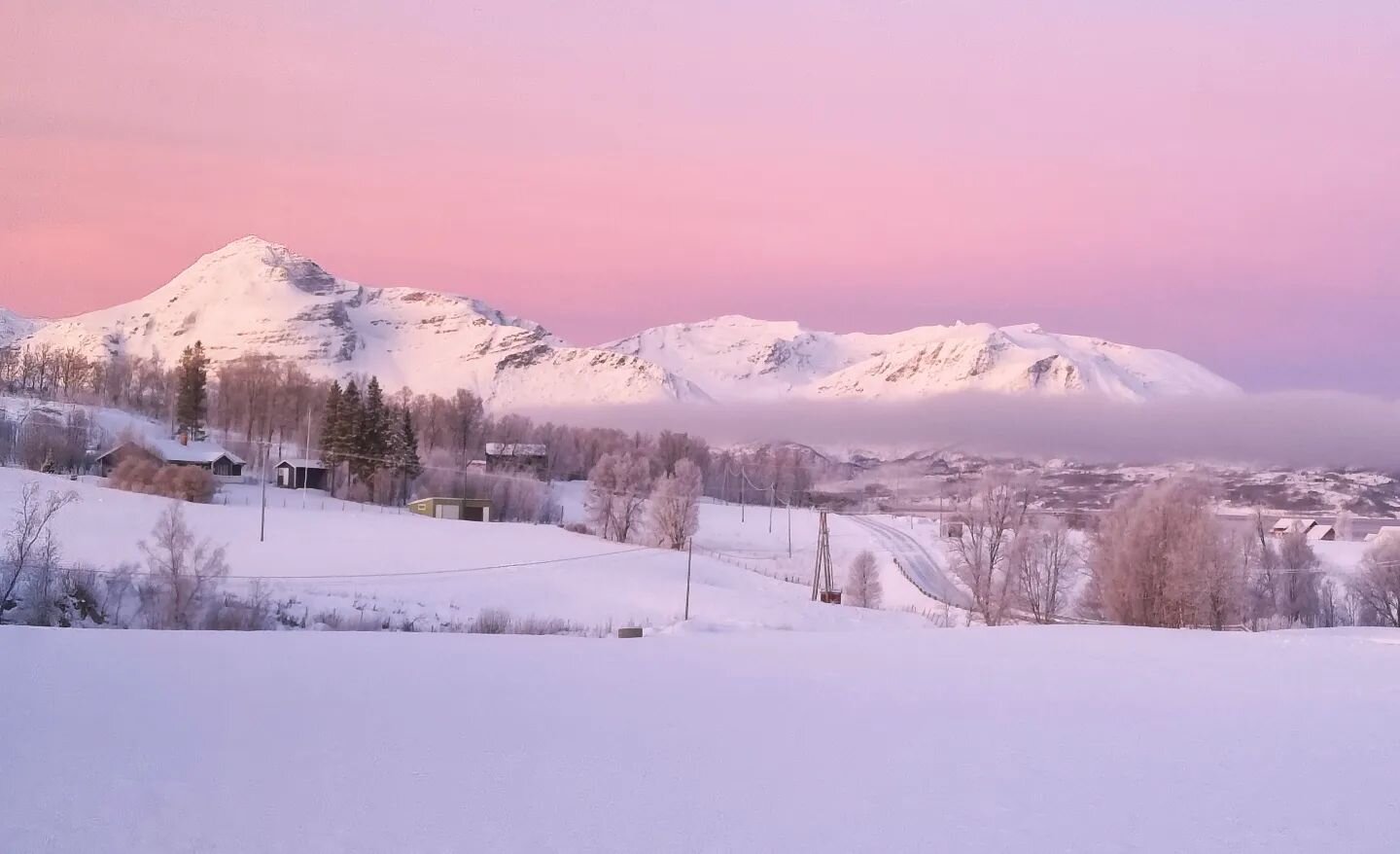 ...og i horisonten hviler et fjell.
Da vet jeg at jeg er kommet hjem.✨️

Nord-Norge overg&aring;r de vakreste lysshow for tida!