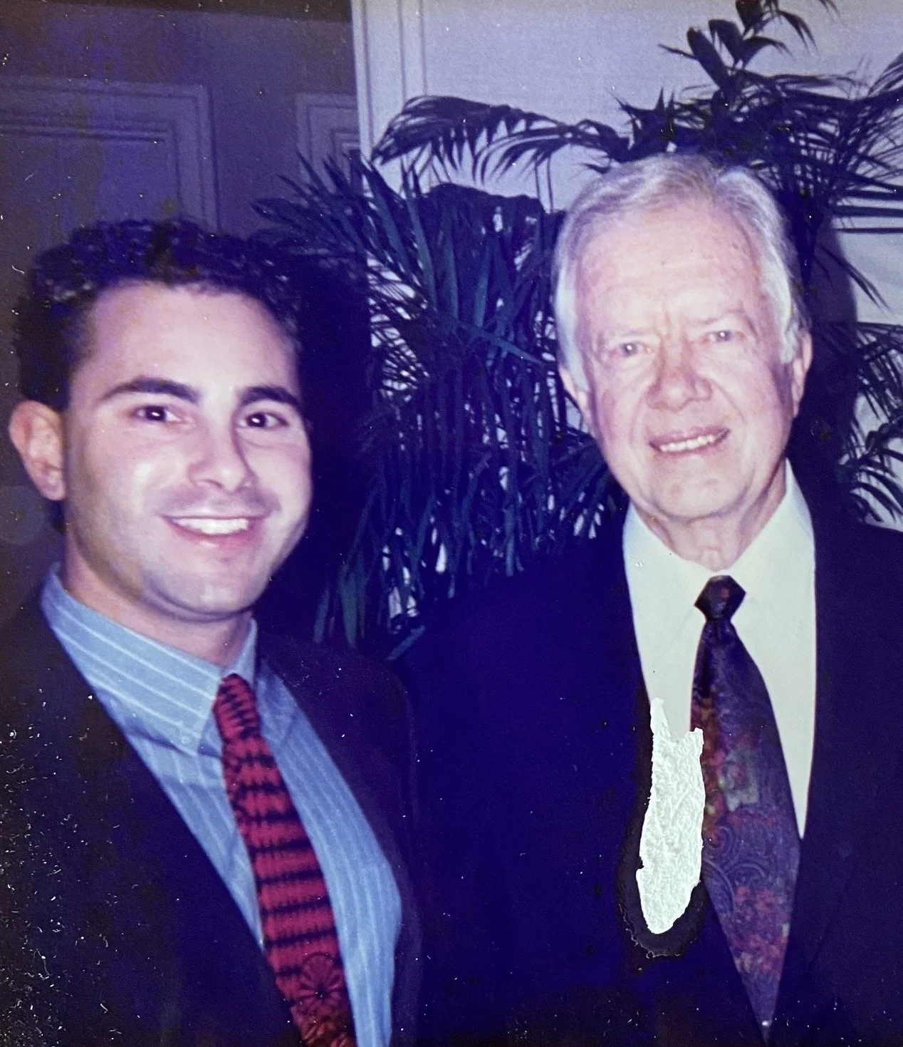 Gamson and President Jimmy Carter