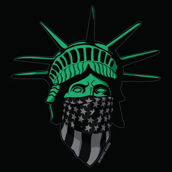 Statue of Liberty Bandana — Branded Baron Creative Agency