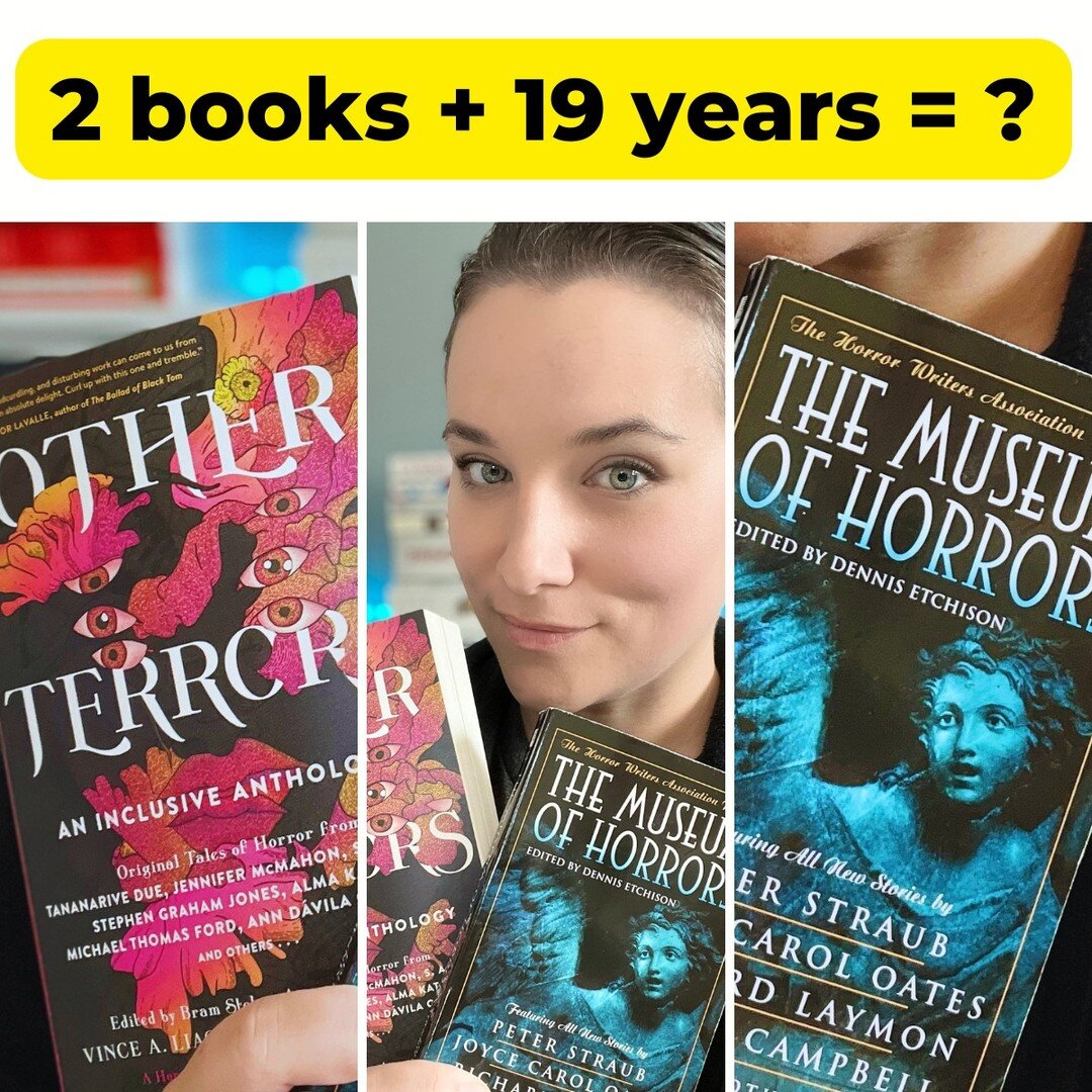 It was 2003 and I browsed paperbacks stacked in the back of a general store. My family was camping and we'd stopped for provisions. I threw the MUSEUM OF HORRORS, a short story anthology published by @thehorrorwritersassociation into the basket with 