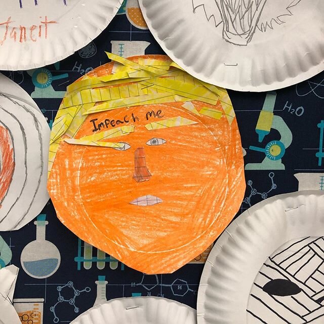 The best student art work I have seen in a very long time. #rightonkid #smartkid #impeachthemotherfucker