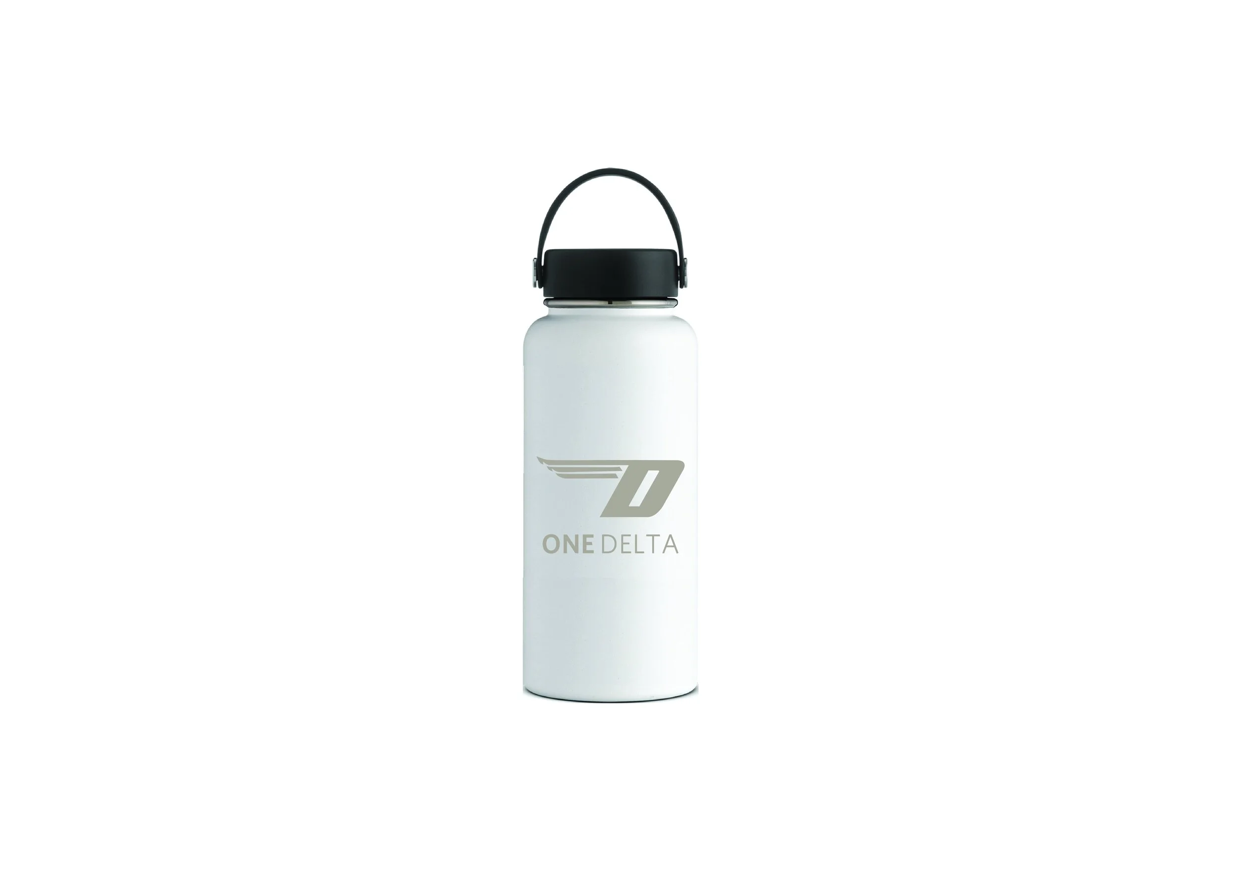 One Delta Hydro Flask - White