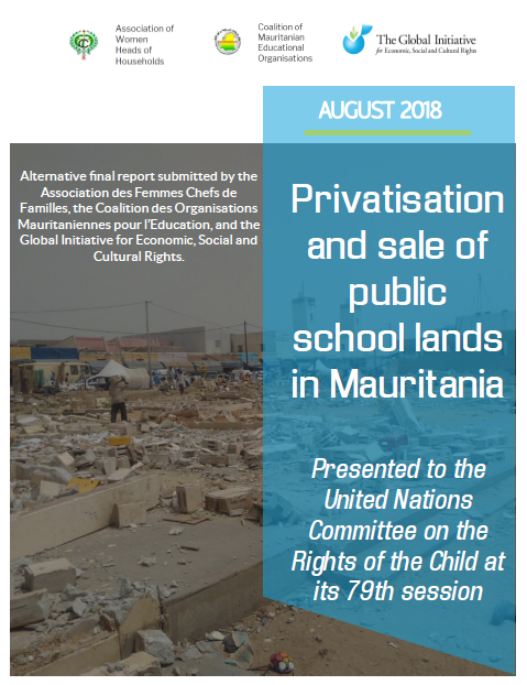 Privatisation and the sale of public school lands in Mauritania