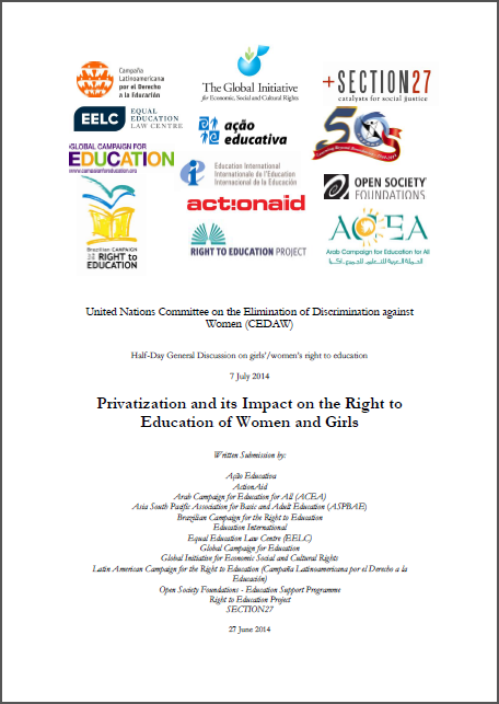 Privatisation and its Impact on the Right to Education of Women and Girls