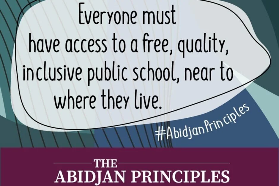 It’s time to demand the right to public education! #EducationBeforeProfit #AbidjanPrinciples