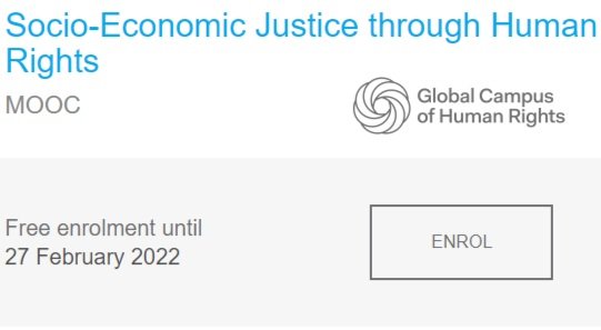 New course: Socio-Economic Justice through Human Rights