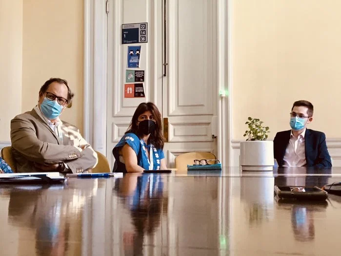 40 Latin American organisations visited the Constitutional Convention to discuss democracy and human rights with constituents