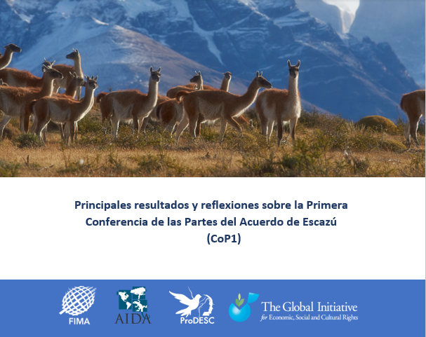 Main Results of the First Conference of the Parties of the Escazú Agreement (CoP1)