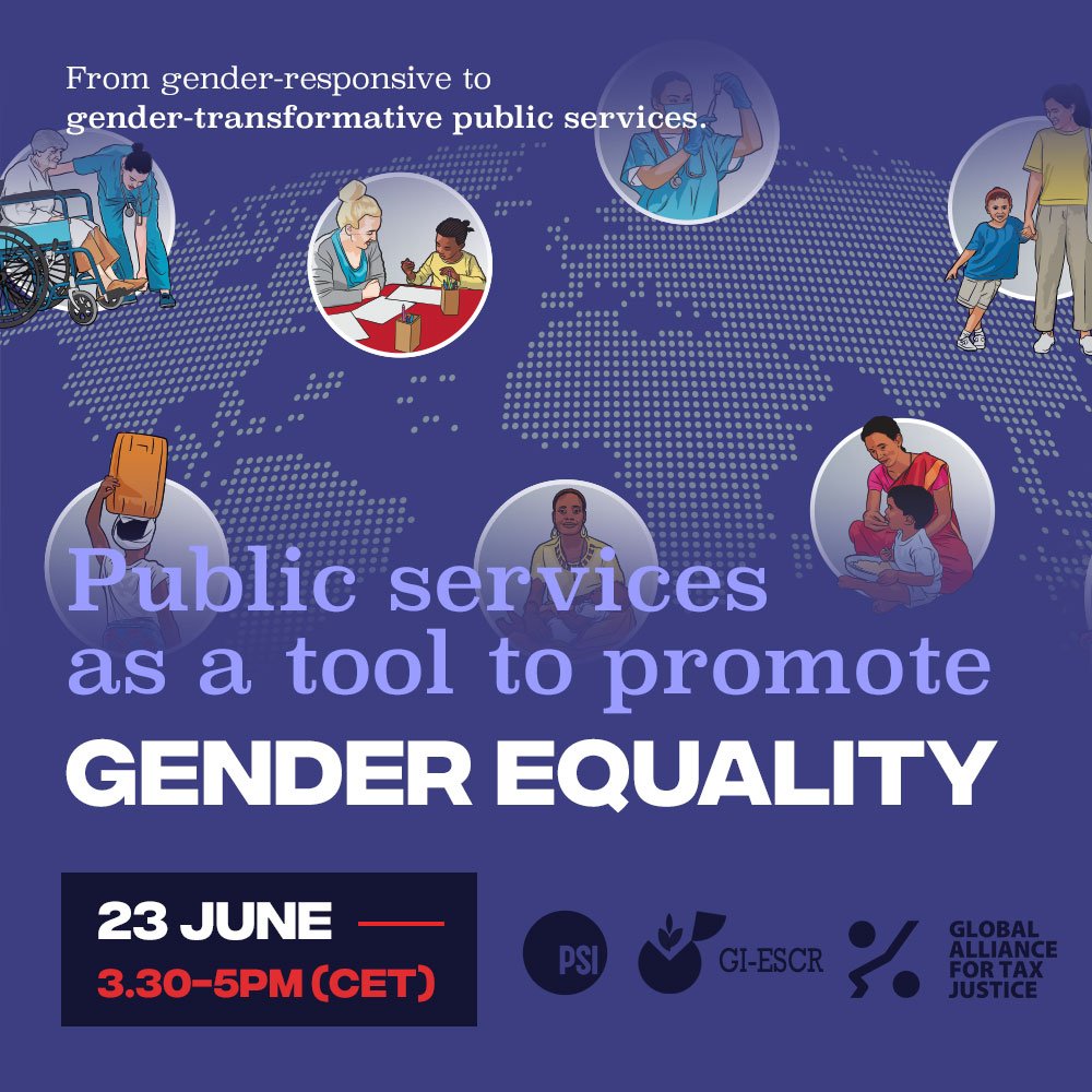 Webinar: From gender-responsive to gender-transformative public services. Public services as a tool to promote gender equality