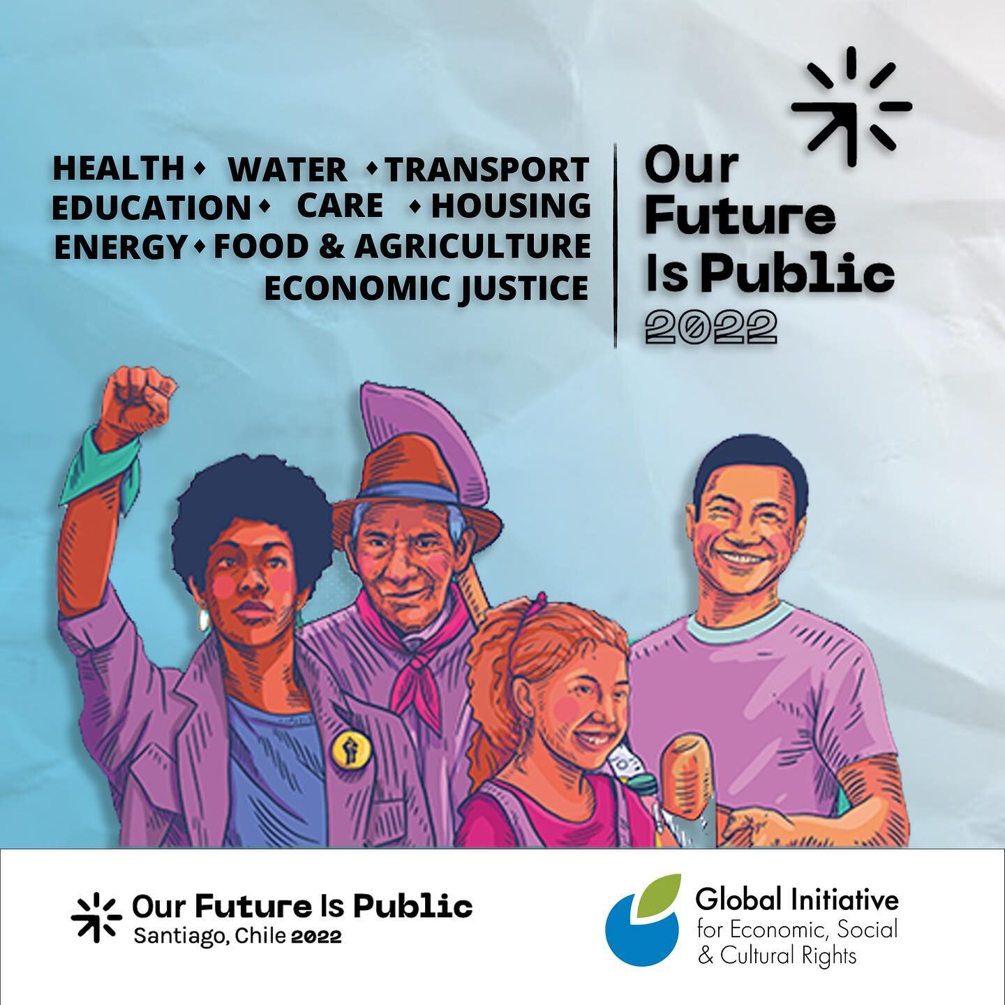 Our mission is to make it possible for people and communities to fully enjoy their #humanrights now and in the future.
We accepted the challenge of co-organising in Santiago de Chile, the conference @ourfutureispublic #OFiP2022
where social leaders, 