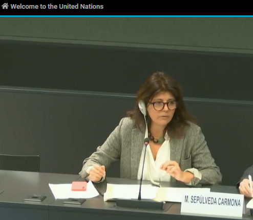 GI-ESCR's ED participation in a UN HumanRights Workshop on economic, social, and cultural rights