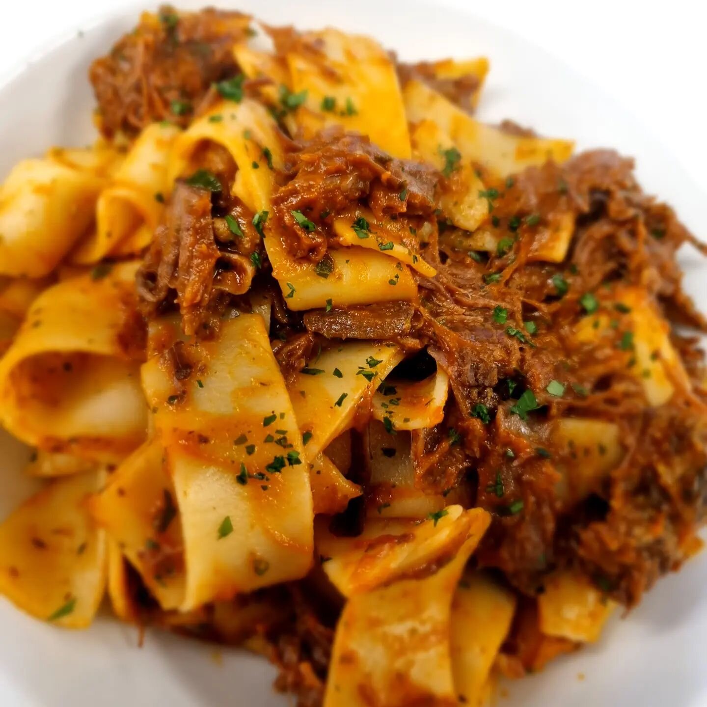 We love seafood..but we do more! Slow cooked beef cheek and tomato ragu with pappardelle! 
#harbourdiner #Scrabster
