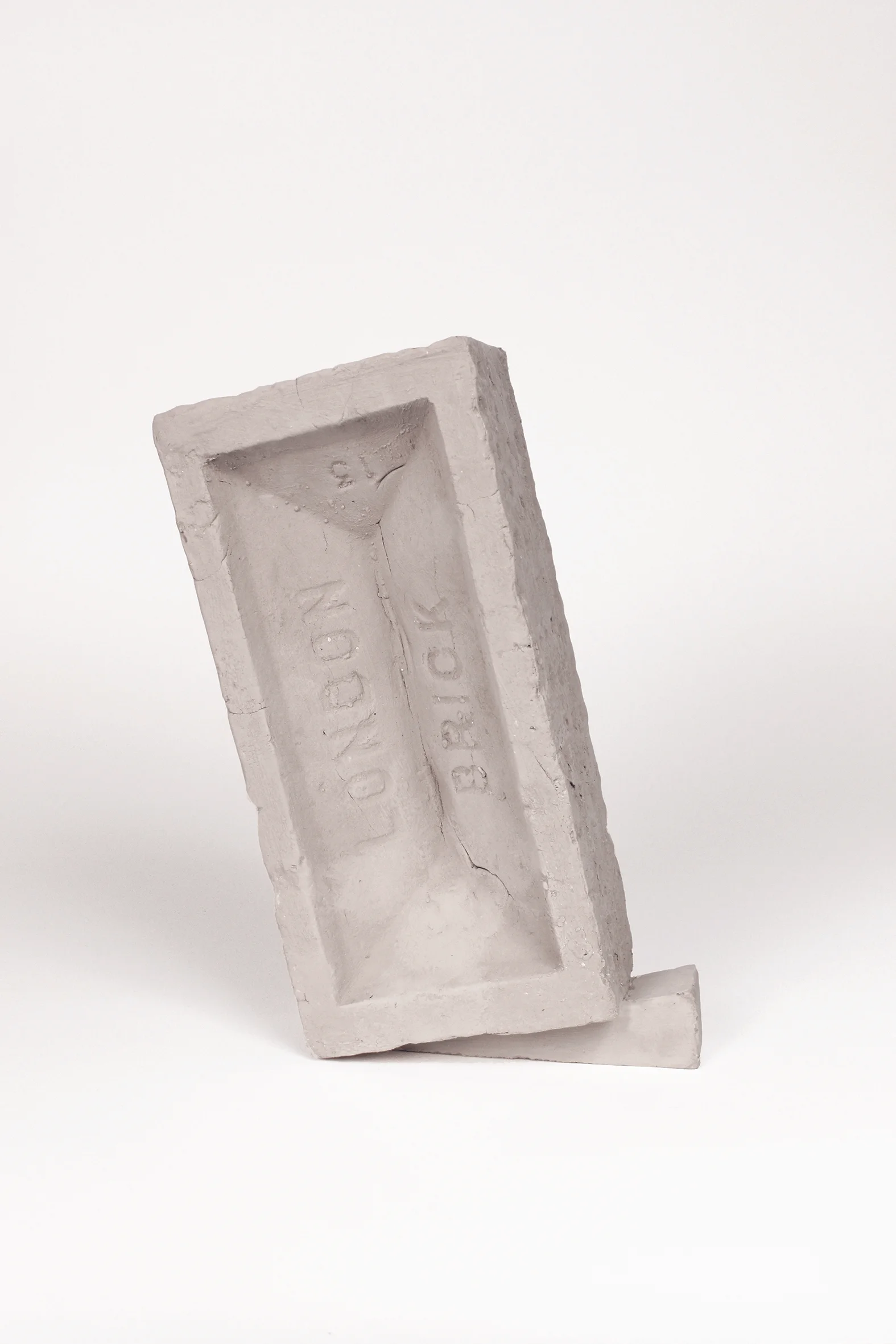 Untilted 2014 White earthenware on plinth, 230 x 101 x 62mm.