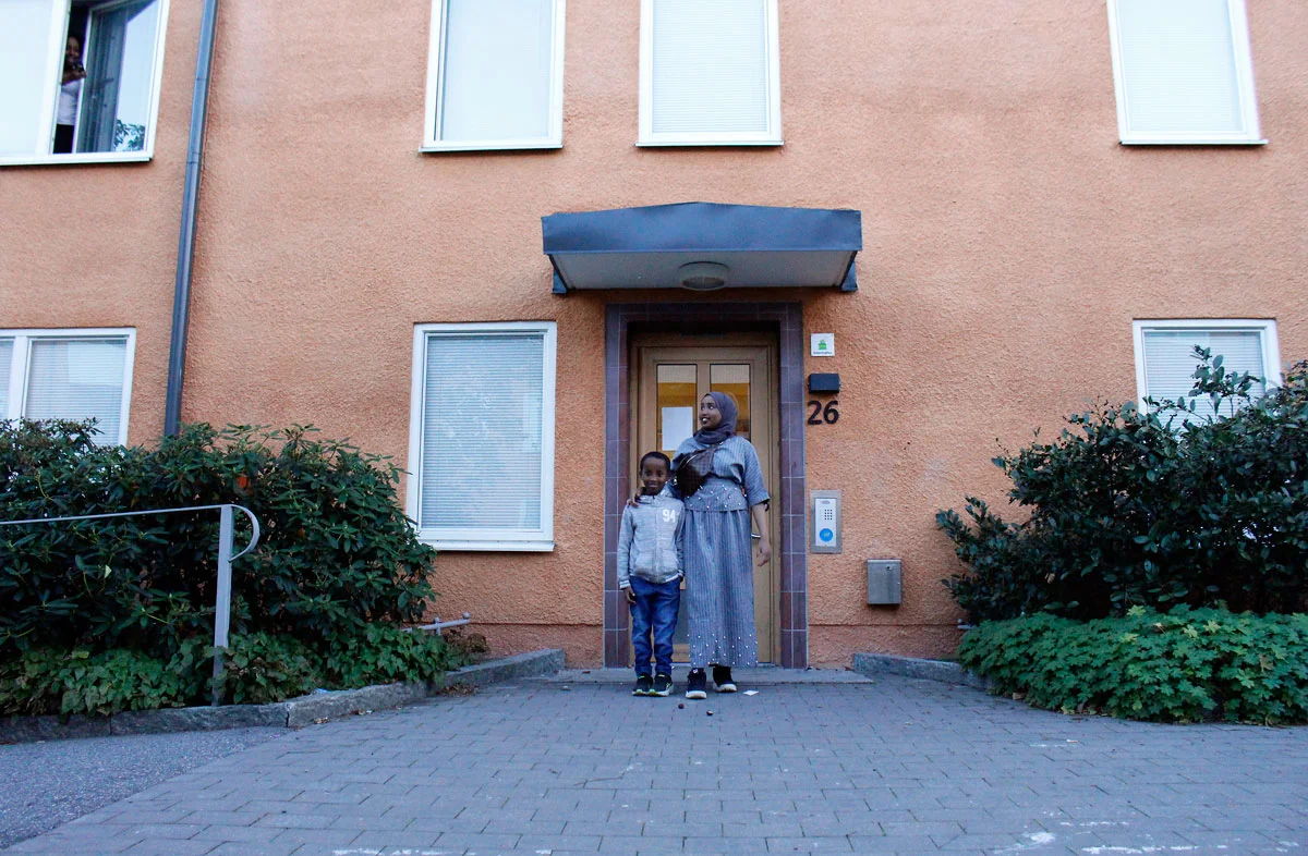 “Last summer it was my first time in Somaliland and I felt this thing that... I was home where my roots are! I felt it! I was like, oh my God, I am gonna talk in my language, no need of Swedish, English, Arabic… I want to go there again! First I too…