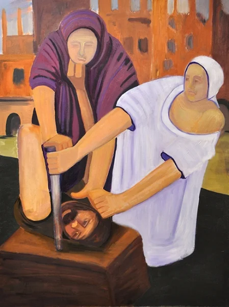 No Choice - 40" X 30" oil on canvas (2017)