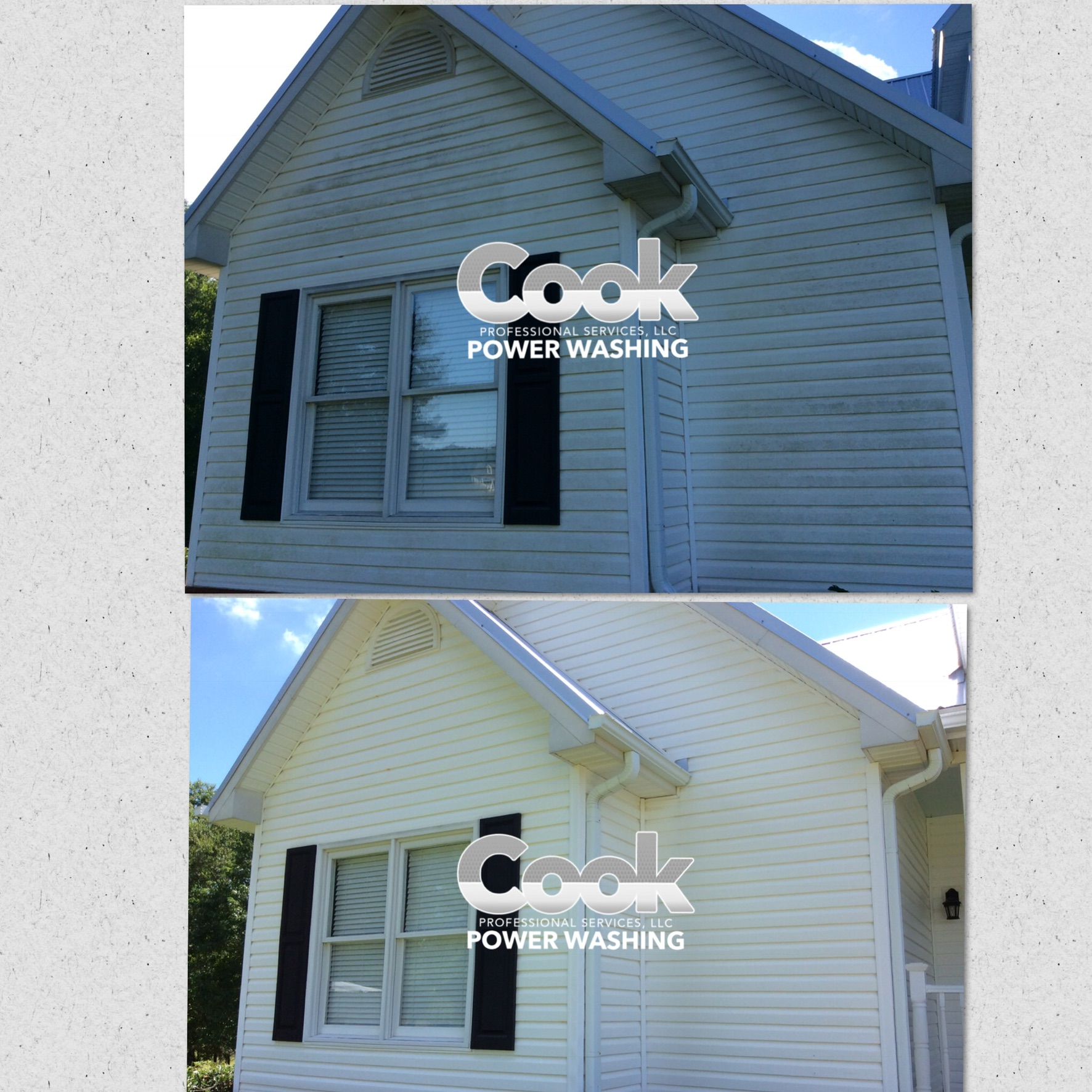 We can safetly turn your green exterior into clean exterior!