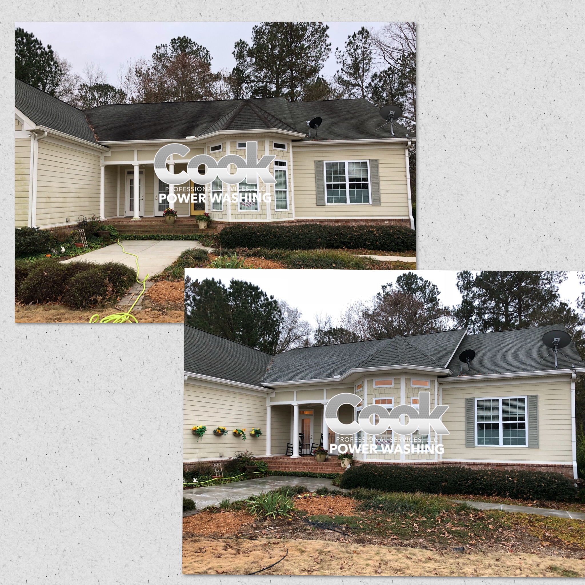 Roof Cleaning and House Wash, Oconee County, Ga